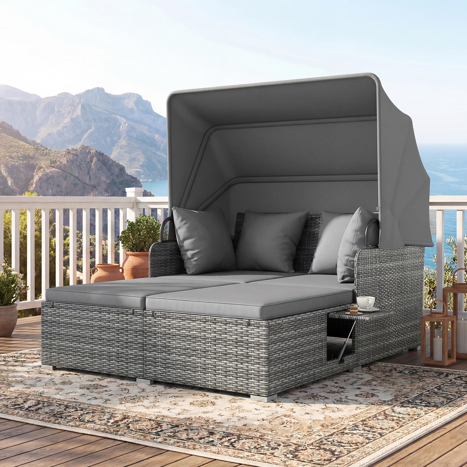 ORALNER Canopy Daybed