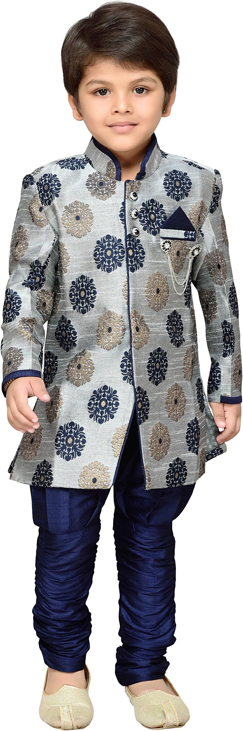 AJ DEZINES Kids Indo Western Sherwani Set For Boys