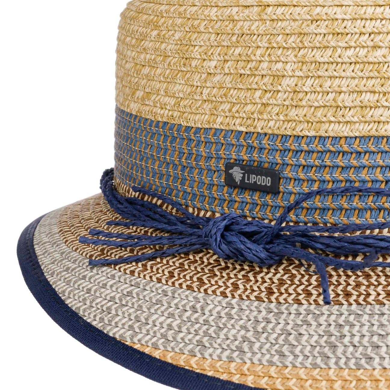 LIPODO Barlinda Cappello a sporta Regency Paglia Prodotto in Italia Donna Primavera Estate