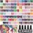 JODSONE 100 PCS (5 ml each) Gel Nail Polish Kit No Wipe Soak off Base Coat and Matte Glossy Top Coat Gel Polish Collections Gifts for Manicure Lovers
