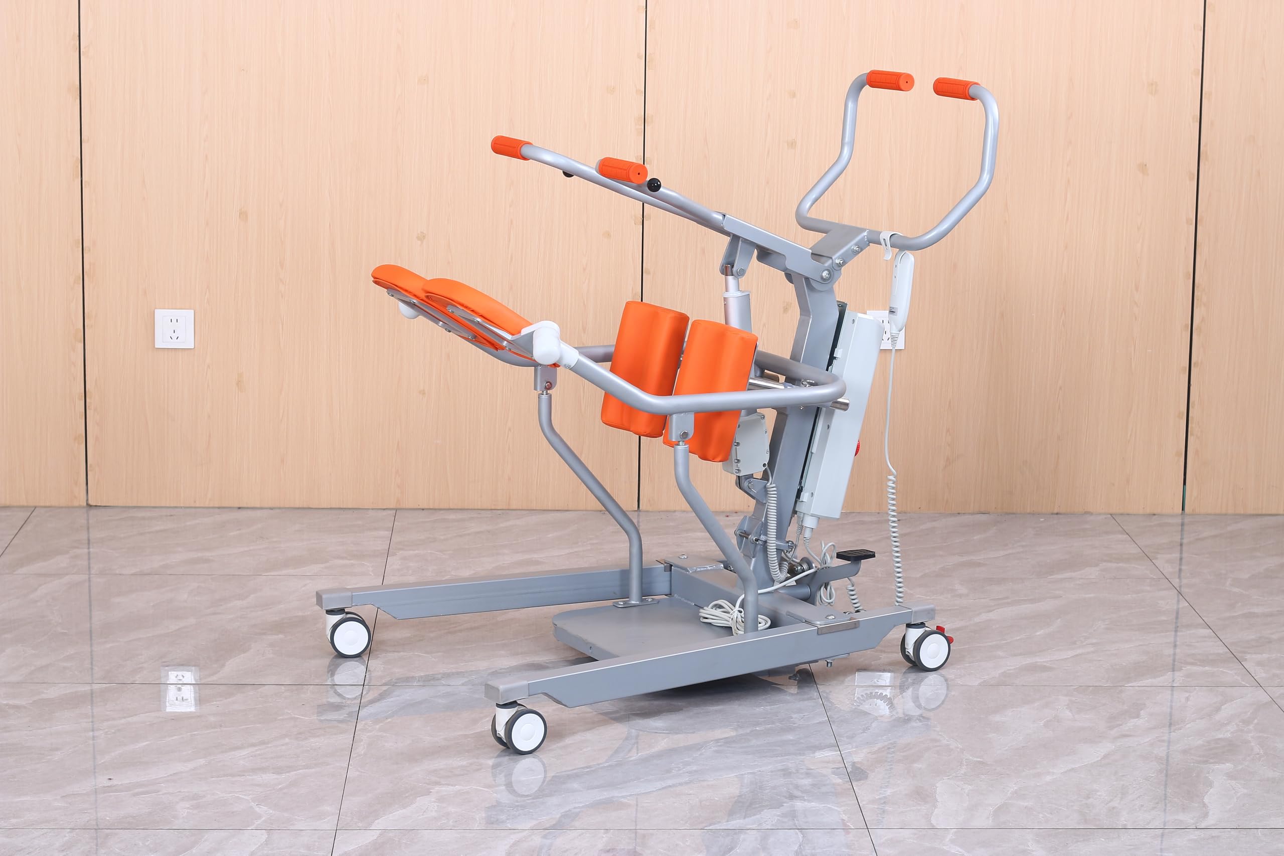 Genérico Sollevatore Elettrico disabili, Sistema di Sollevamento per Trasferimento Pazienti, Motore Potente 6000N Sedia Sollevamento Pazienti per Casa, Ospedale, Assistenza Sanitaria Up to 150kg