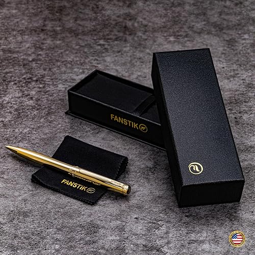 Miniatura 8 de Bolígrafo de lujo dorado personalizado, juego de regalo elegante para mujeres, chapado en oro real de 24 quilates, juego de regalo de bolígrafo