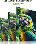 EVICIV 4K QLED Portable Monitor, 14" UHD Screen for Laptop, Travel Screen w/Smart Cover & Speaker, USB-C HDMI Eye Care External Display for PC/Phone/Tablet, Compatible with PS3/4/5/Xbox/Switch