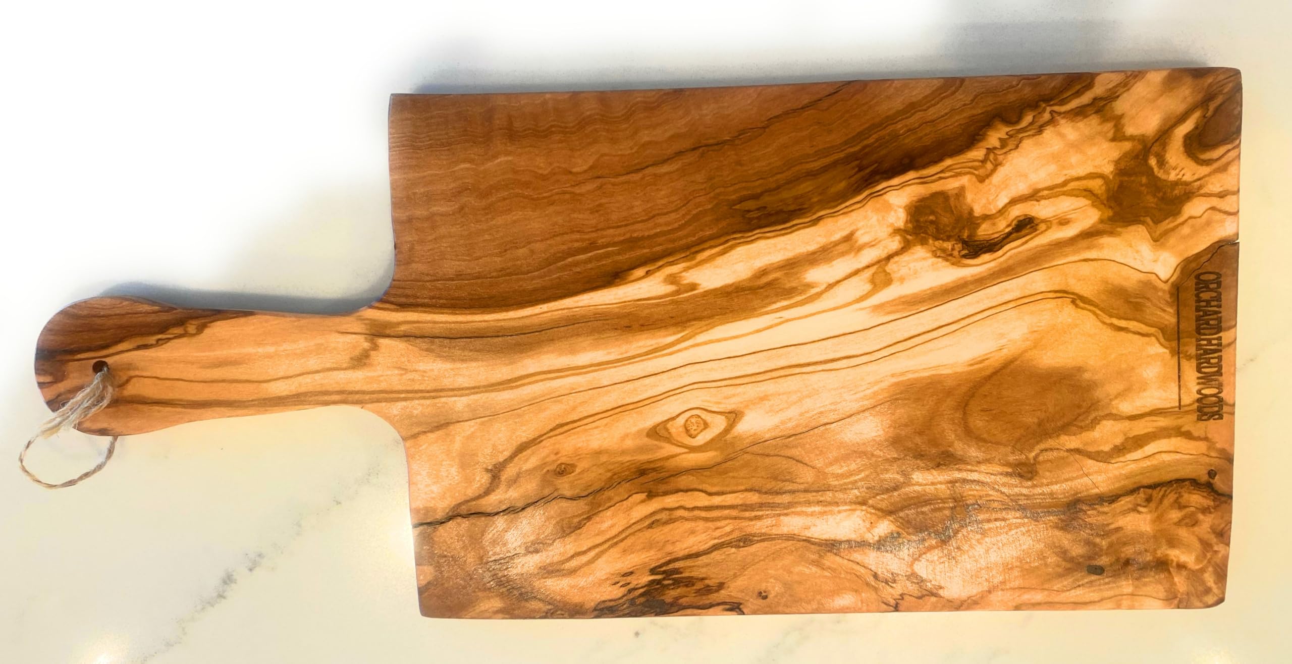 Orchard Hardwoods Olive Wood Charcuterie Board