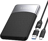 ORICO M25PRO 2TB Portable External SSD USB 3.2 Gen1 460MB/s, 2-in-1 USB-C/A Cable, Dust/Drop Resistant for PC, Mac, Phone, Tablet