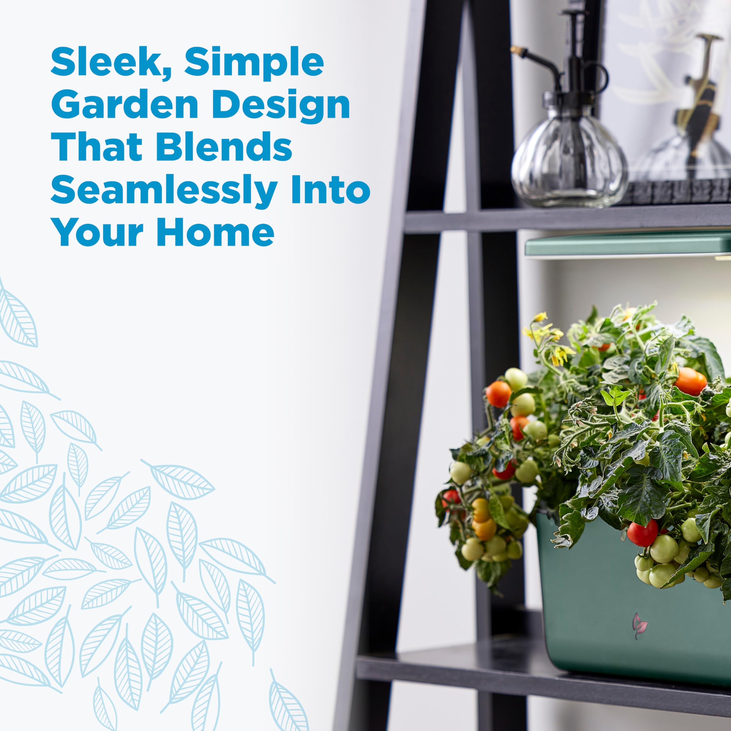 AeroGarden Harvest Lite, Indoor Garden Hydroponic System with LED Grow Light, Holds up to 6 AeroGarden Pods, Green