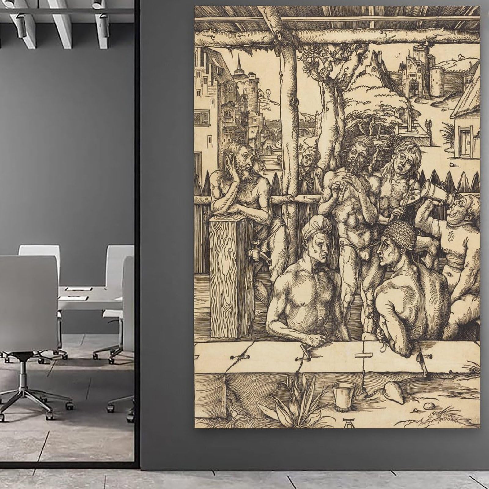 Hulk Hogan Poster - Wrestler Leinwand Druck 20x30cm Für Zimmerdekoration