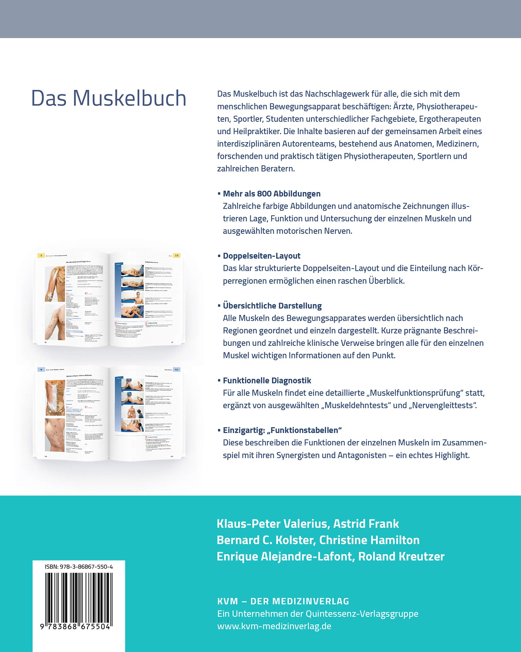 Das Muskelbuch: Anatomie | Untersuchung | Bewegung (inkl. Anatomieposter)