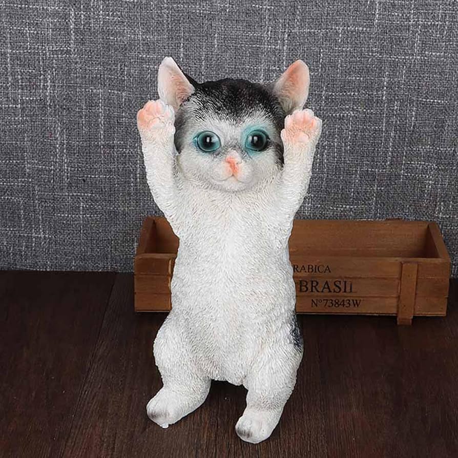 Amazon.co.jp: [KMBIGNK] 猫 ネコ インテリア オブジェ おしゃれ 置物