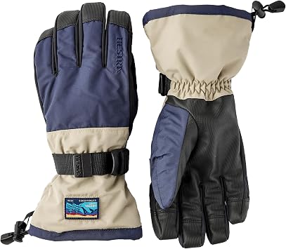 Hestra Unisex Gauntlet Sr 5-Finger Glove, Waterproof, Windproof, Insulated
