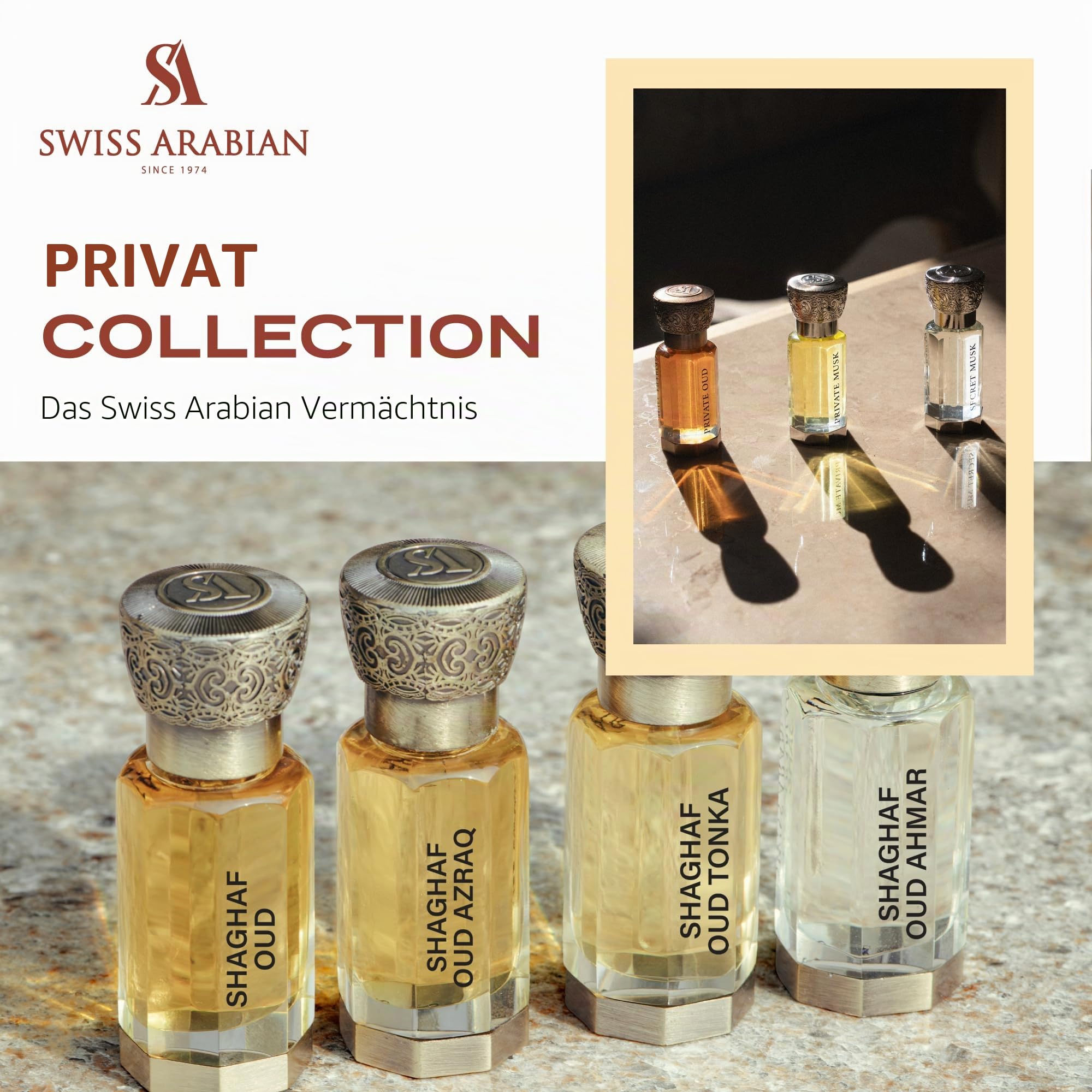 Swiss Arabian Private Musk Parfümiertes Öl UNISEX 12 ml (unisex)