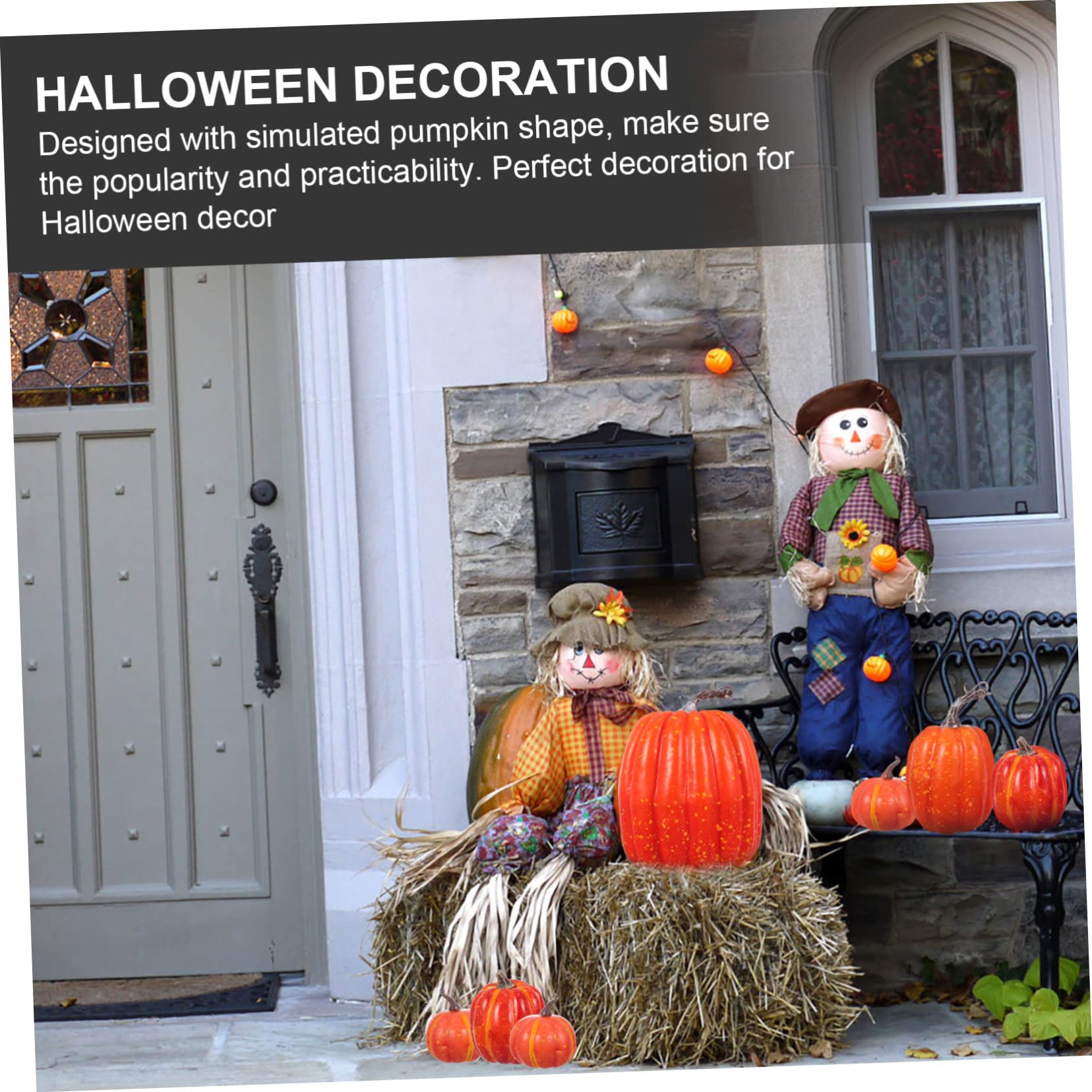 Alipis 14 Pz Ornamenti Modello Zucca Mini Zucche Di Simulazione Ornamento Modello Zucca Arredamento Autunnale All'aperto Decorazioni Autunnali Di Zucche Ghirlanda Fai Da Te Schiuma