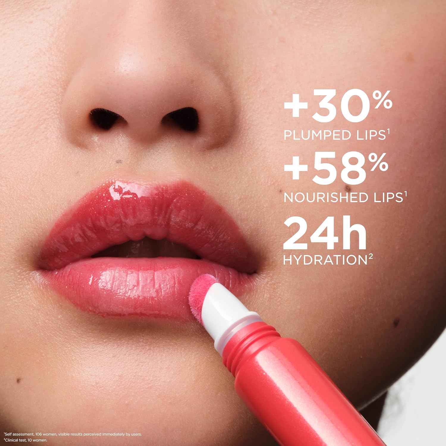 Clarins Lip Perfector | Peptide Plumping and Hydrating Lip Gloss | Instant Shine With Sheer, Shimmer Finish |Non-Sticky Texture with Vanilla Scent | 0.35 Ounces - Image 3