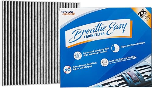 Miniatura 152 de Spearhead Premium Breathe Easy - Filtro de cabina con hasta un 25% más de vida útil con carbón activado