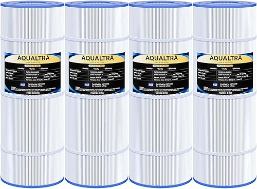 AQUALTRA CCP320 Reemplaza PCC80-PAK4, Ultral-A5, C-7470, R173573, FC-1976, 178580, 817-0081, 80 pies cuadrados Filtro de piscina, 20 116 pulgadas x