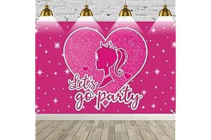 71x45 Inch Hot Pink Disco Backdrop