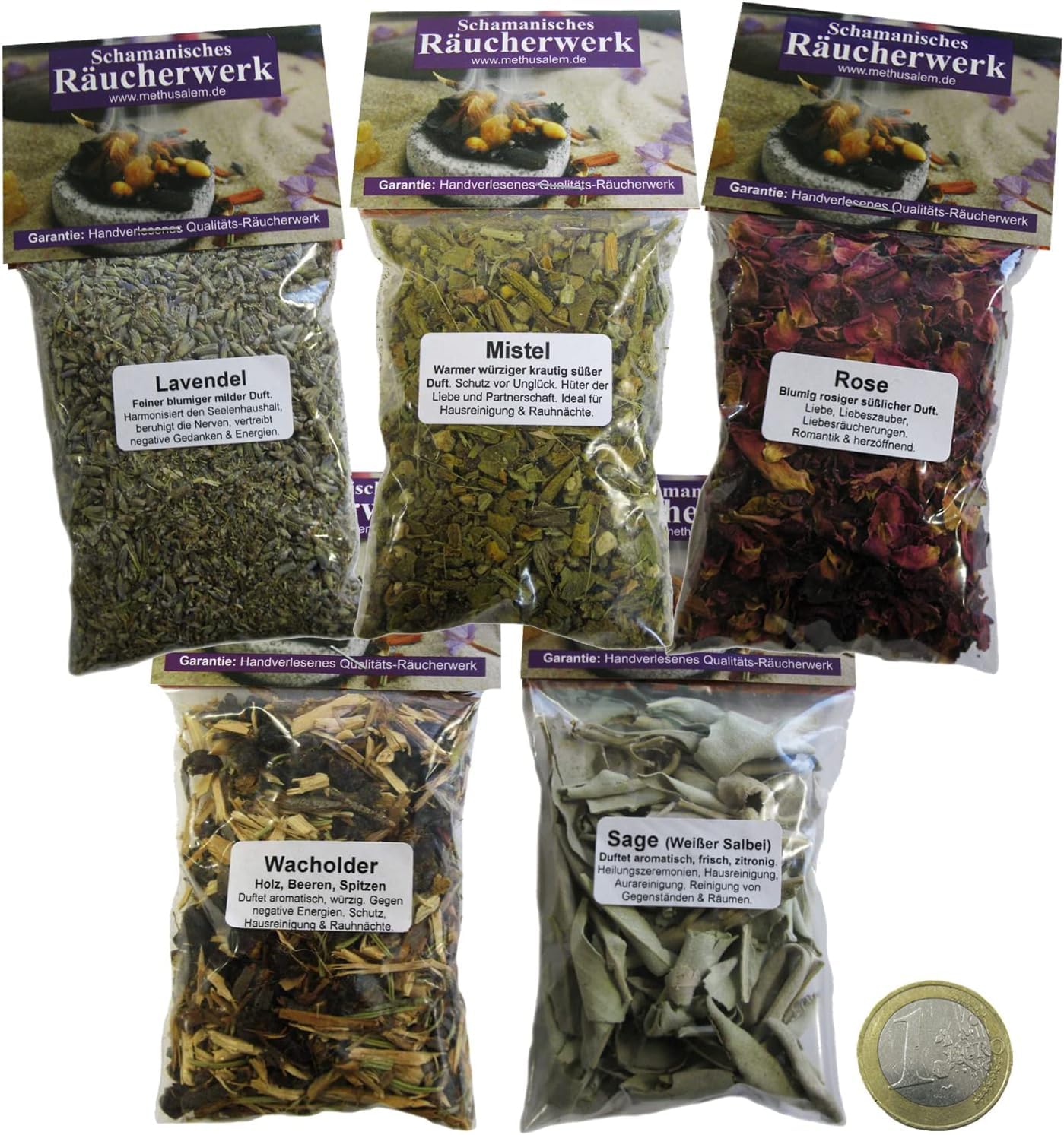 RAUHNÄCHTE räuchern 19-TLG Räucherset Rauhnacht Ritual Set 12x Räucherwerk
