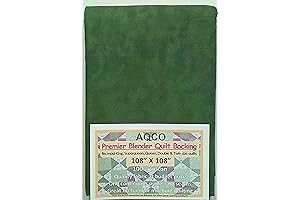 Premier Seamless Quilt Backing, King Size (108" x 108") for Machine Quilting by AQCO