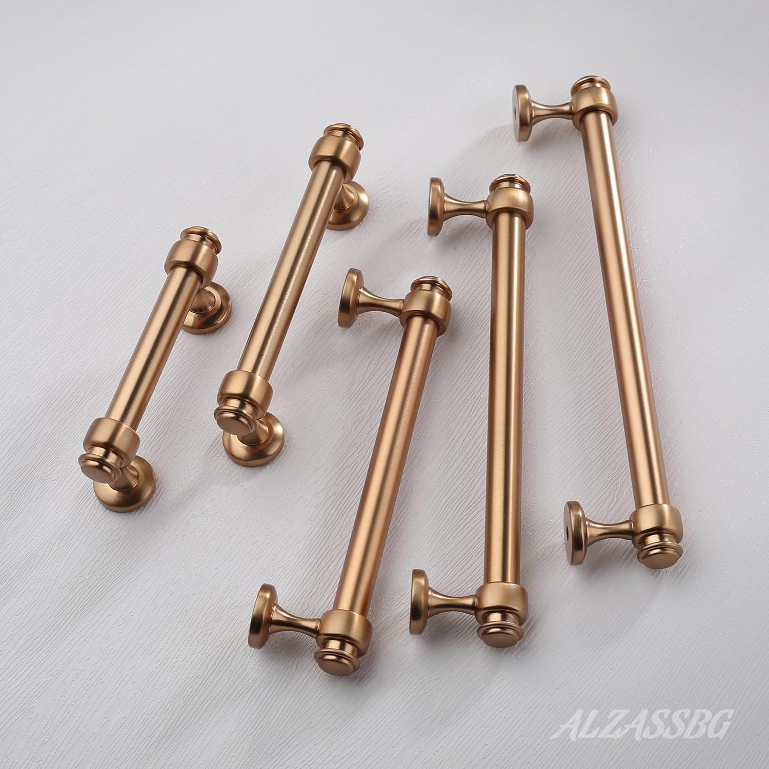 Alzassbg 10 Pack Oil Rubbed Bronze Cabinet Pulls, 3 Inch(76mm) Hole Centers Cabinet Handles Kitchen Hardware Straight Bar for Cabinets and Drawer AL3082ORB