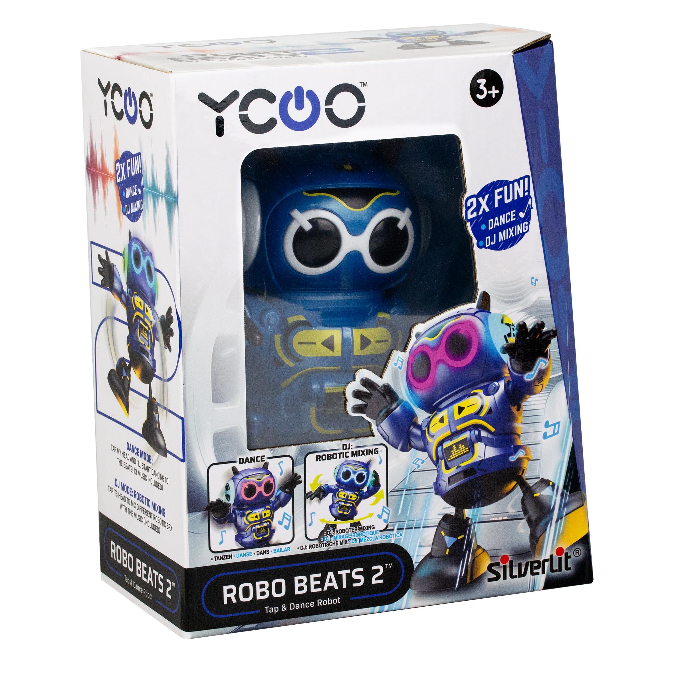 SilverLit Robo Beats 2 Interactive Dancing Robot Toy for Kids with Music LED Lights and Sound Effects - Image 4