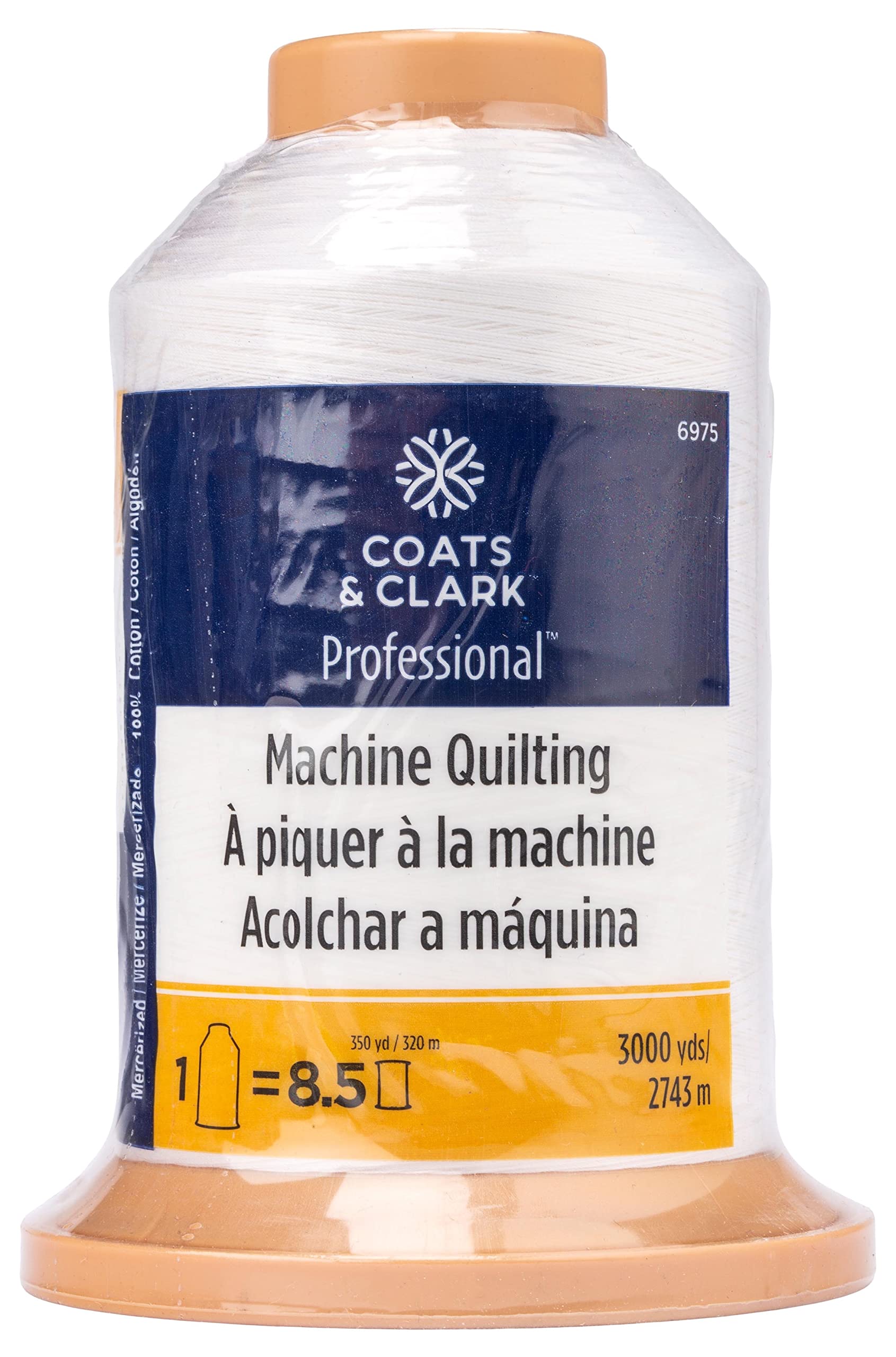 Coats & Clark Inc. Coats & Clark Professional Machine Quilting Thread, White thumbnail 3