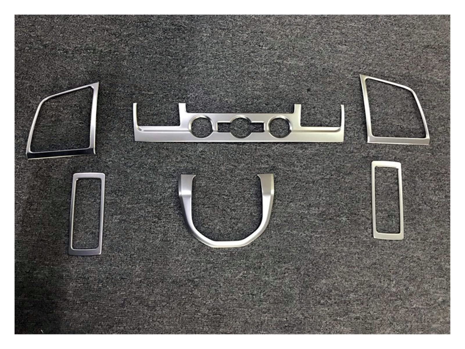 MENGKE Ajuste for Volkswagen Transporter (T6) Caravelle 2017 2018 2019 Set de bobholte de Acero Inoxidable Conjunto de Accesorios for automóviles Interior 6pcs