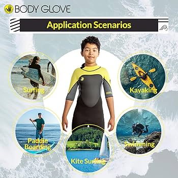 Amazon.com: Body Glove Phoenix 2mm Kids Wetsuit for Boys Girls