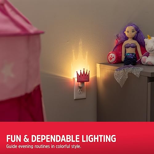 Miniatura 4 de Energizer Luz nocturna de corona de princesa, detección de luz, blanco suave, luz nocturna para dormitorio, baño, guardería, pasillo, cocina, 3000