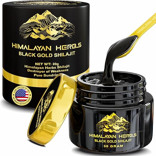 Resina Shilajit Shilajit pura orgánica del Himalaya 1.06 oz (30 g), grado oro, 100% puro, rico en ácido fúlvico y húmico, minerales, sistema