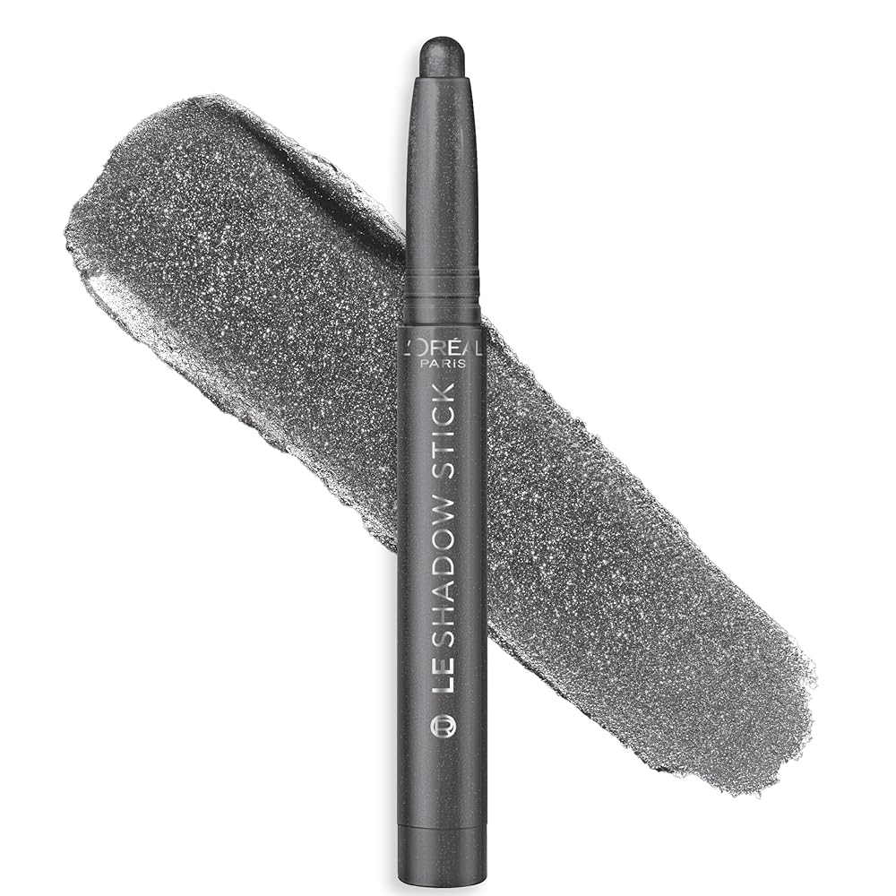 L\'Oreal Paris Makeup Le Shadow Stick Eyeshadow, Blendable, Smudge-Resistant, Smokey Cream Eyeshadow, 280 Moonlit Metal