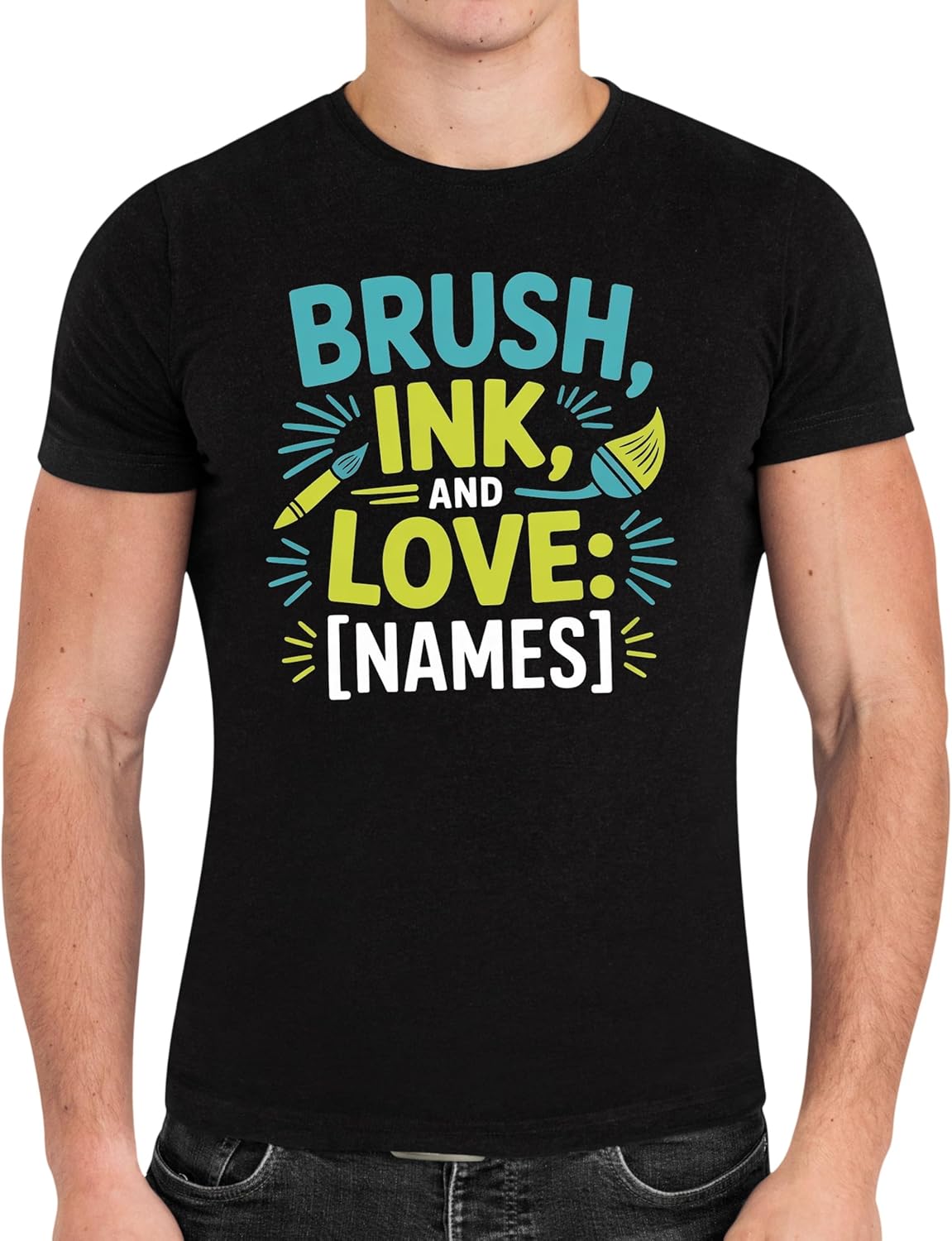 Classic Activity Shirt with Name United Fashion Drawing - Brush, Ink, and Love