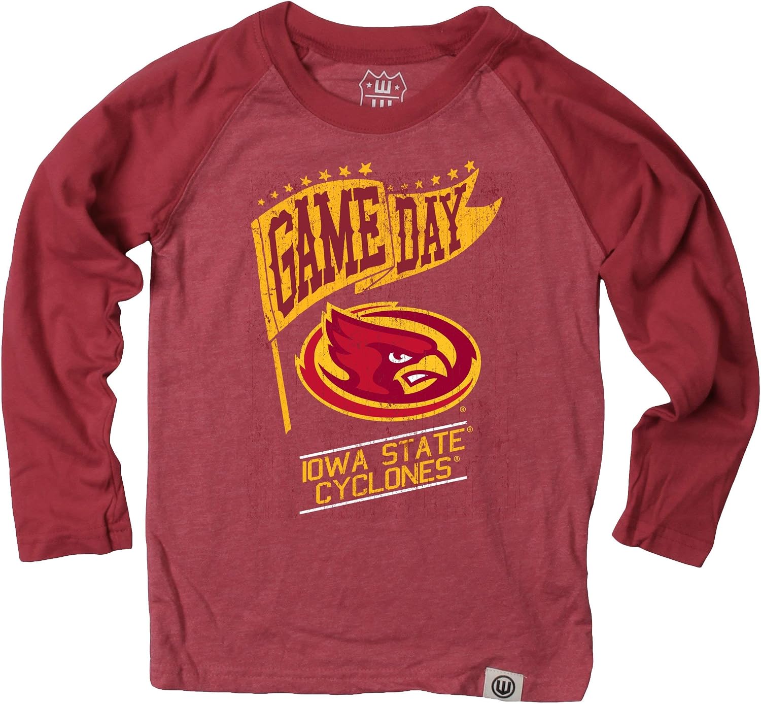 Wes & Willy Iowa State Cyclones Boy's Game Day Raglan As Shown
