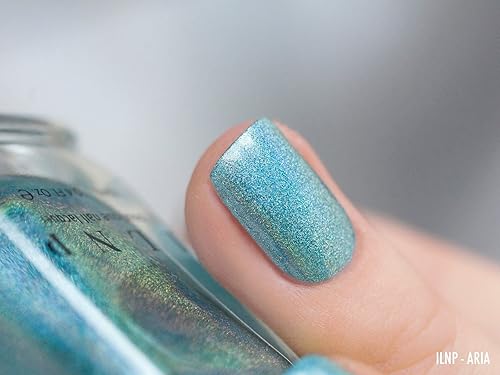 Miniatura 7 de Ilnp Aria, cielo azul ultra Holo esmalte de uñas