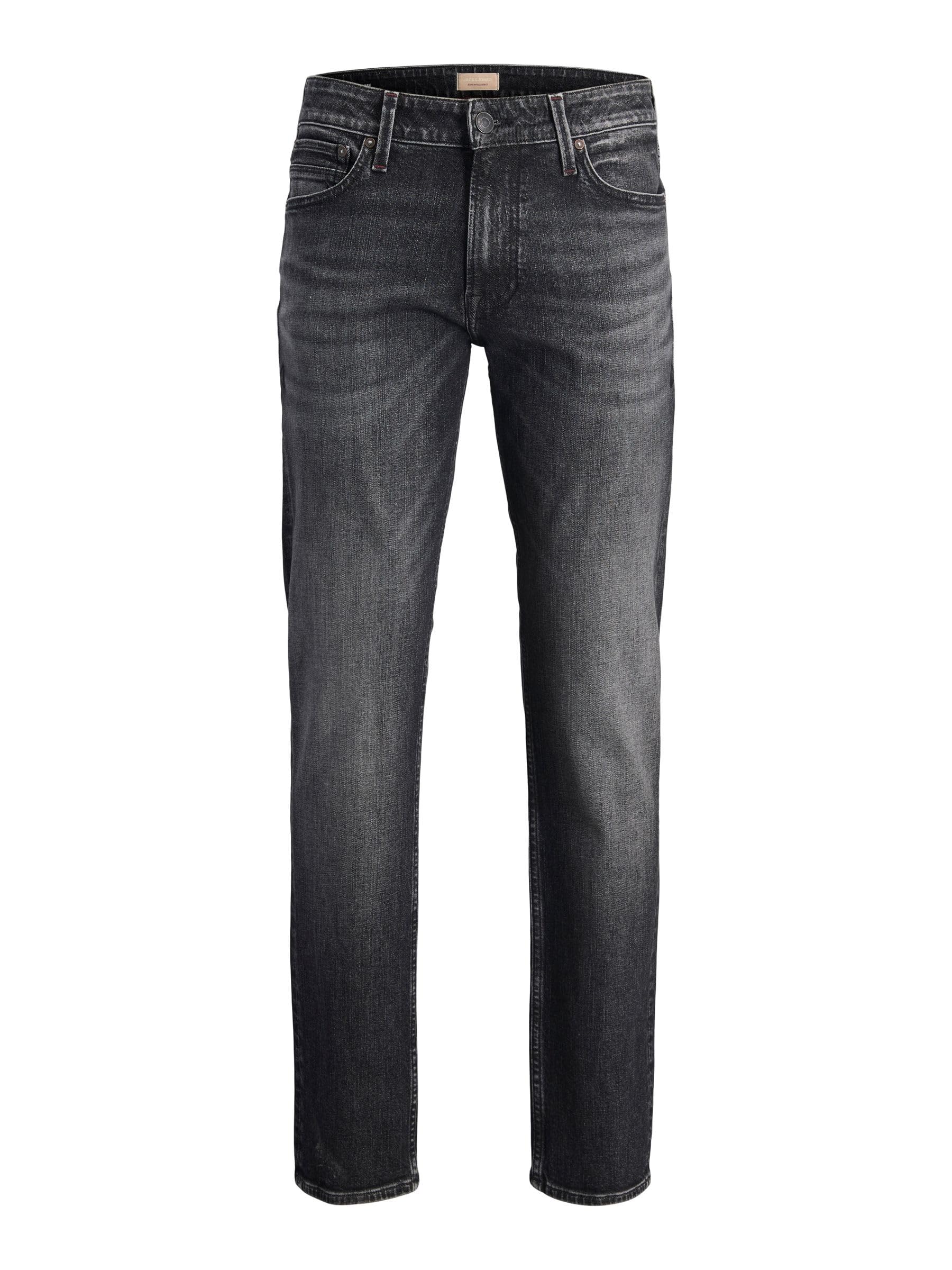 JACK & JONES Jjiclark Jjvintage Cb 159 Noos, Black Denim, 32 W/32 L