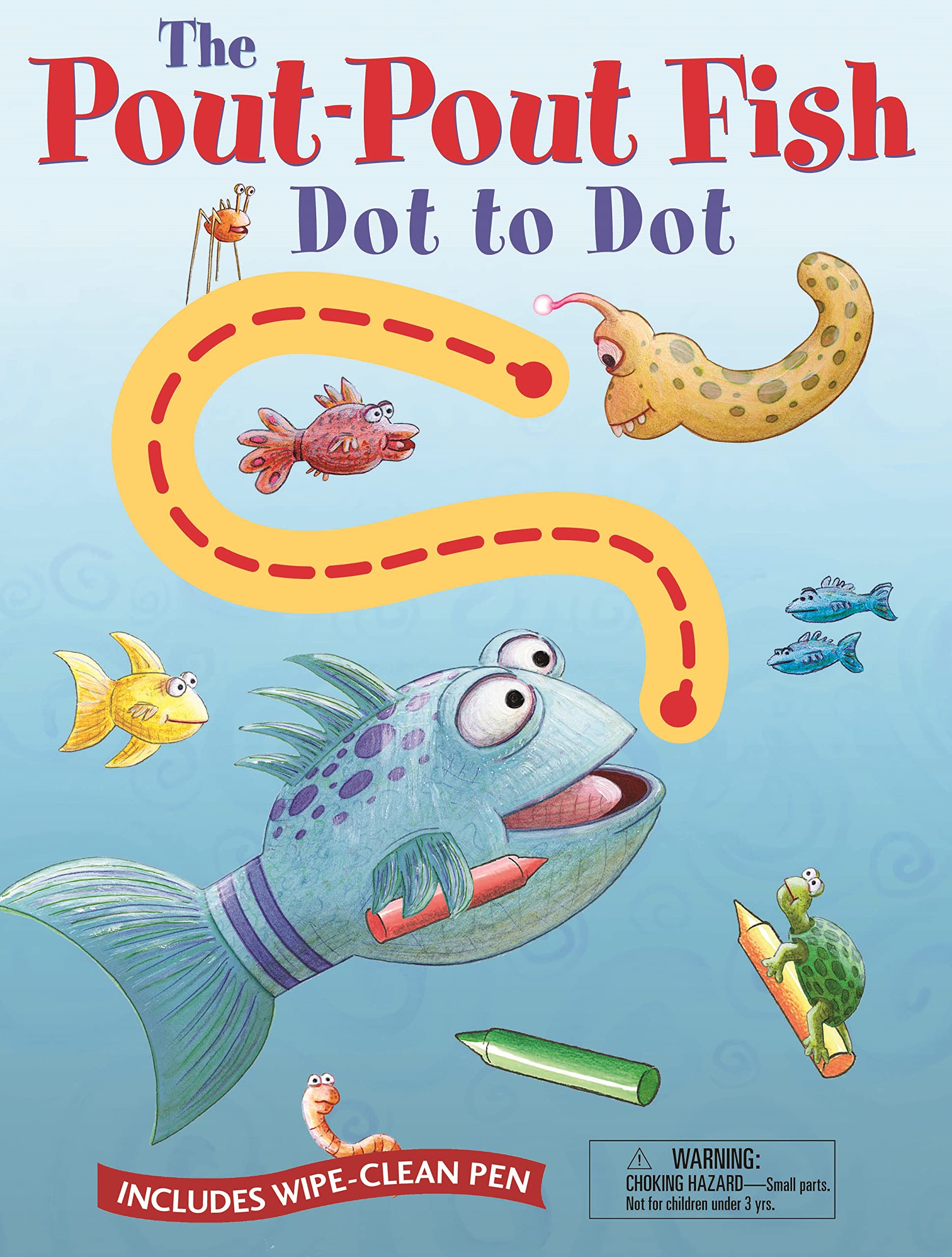 Pout-Pout Fish Wipe Clean Dot to Dot (A Pout-Pout Fish Novelty)