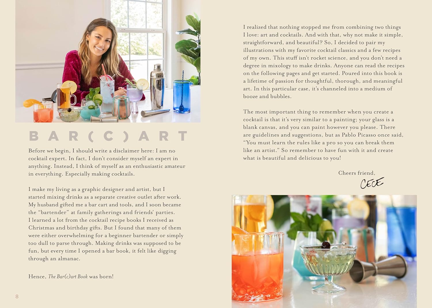 The Bar Cart Book: The Art of Crafting Tasty and Timeless Cocktails      Hardcover – September 28, 2024