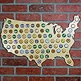USA Beer Cap Map