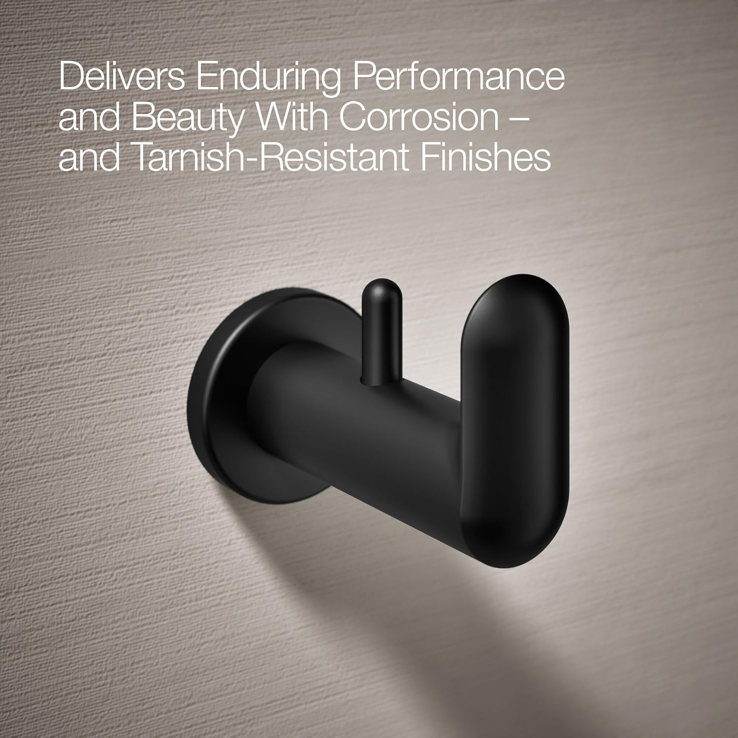 Kohler 97897-BL Kumin™ Robe Hook, Matte Black