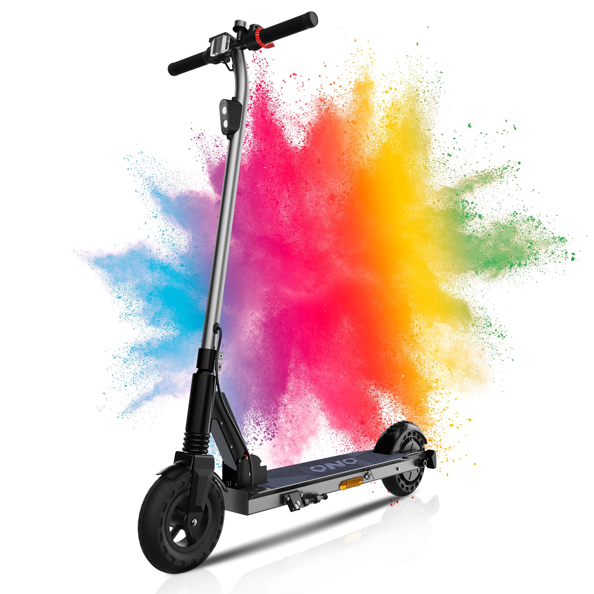QnQ E Scooter, 2026 8 Zoll Faltbarer Roller, 500 W/20 km/h Motor, 15 km Reichweite, pannensichere Wabenreifen, Kinder und Jugendliche.