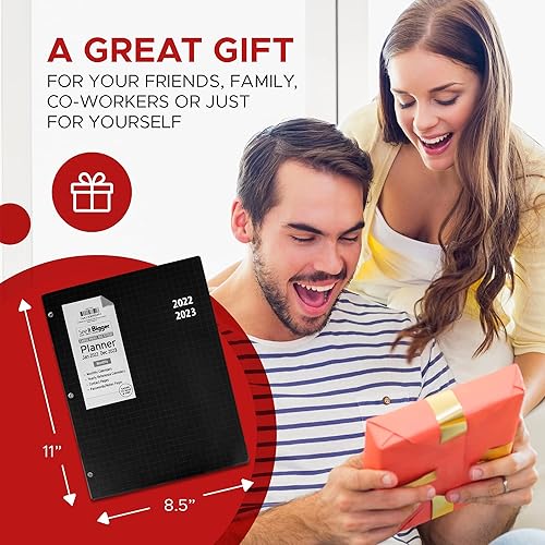 Miniatura 3 de PlanAhead Planificador mensual de 2 años para el hogaroficina, enero de 2022 a diciembre de 2023, 8.5 x 11 pulgadas (negro)