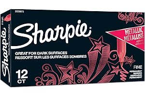 Red Metallic Sharpie: The Ultimate in Fine-Point Precision and Pigmented Vibrancy