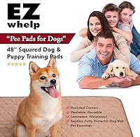 Vista 6 de EZwhelp Almohadillas reutilizables para orina de perro, almohadillas de entrenamiento impermeables para perros, lavables y sanitarias, esquinas