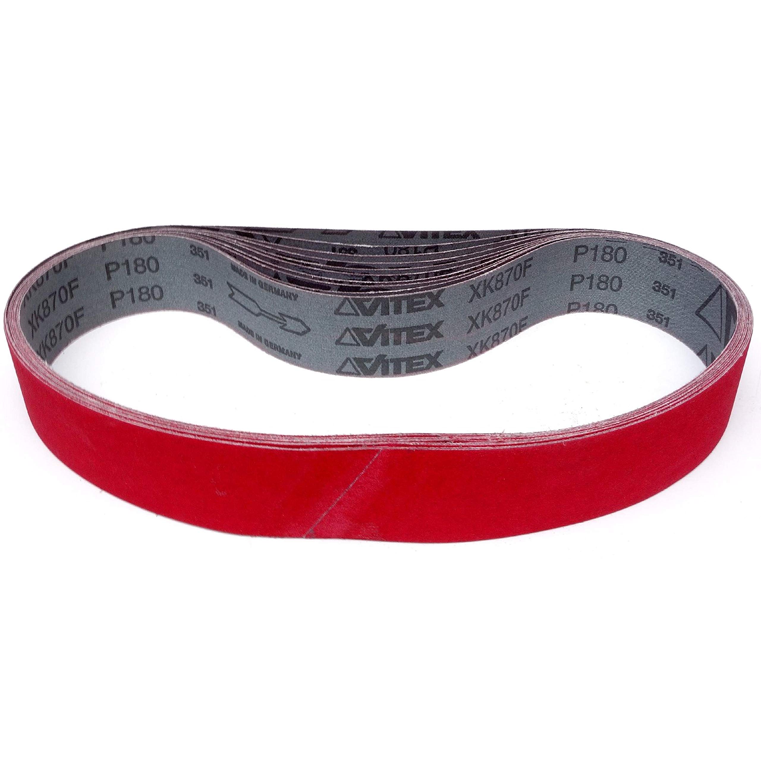 Score Abrasives Pro Line Nastro in nonwoven/Nastro abrasivo per levigatrice a nastro per tubi | 40 x 760 mm | 10 Pezzo | Grana: polish/lucidatura/bianco