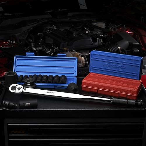 Miniatura 2 de EPAuto Llave dinamométrica de 34 pulgadas, 25  300 pieslibras, 33.9  406.8 Nm