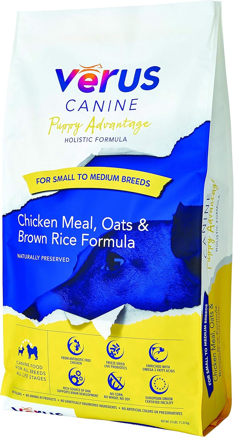 Verus Puppy Advantage Chicken Meal, Oats And Brown Rice