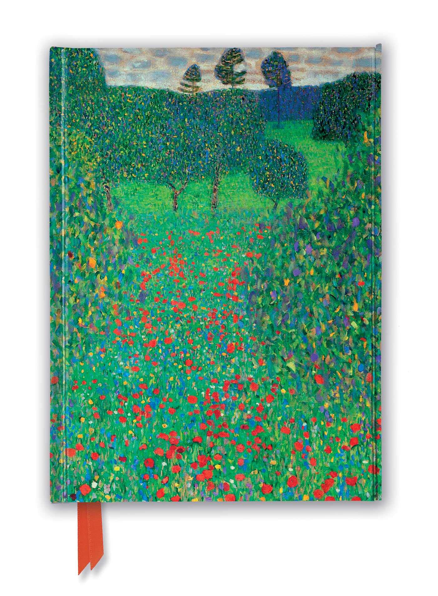 Flame Tree Gift Gustav Klimt: Poppy Field (Foiled Journal)