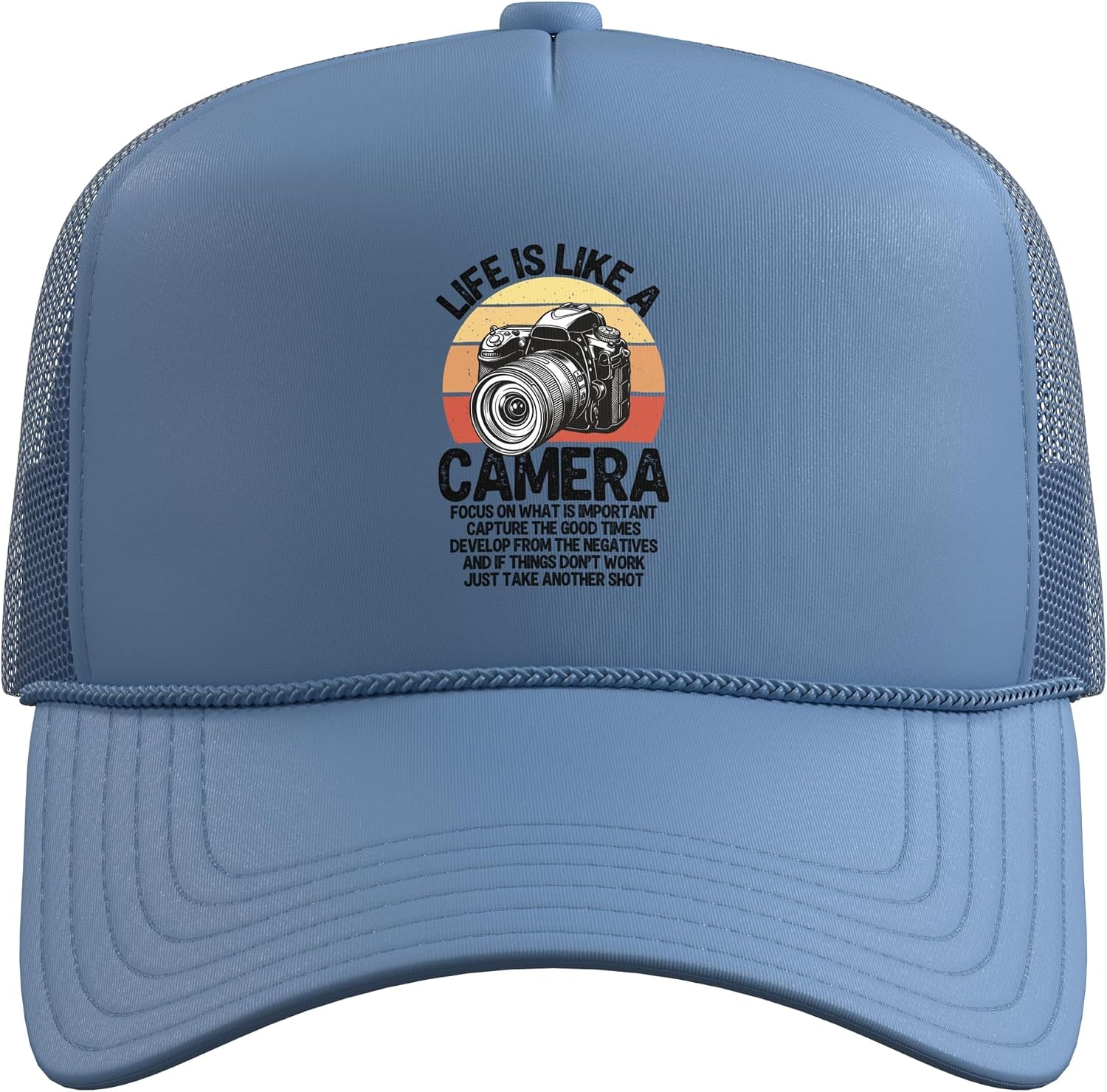 Trucker Hat with Adjustable Mesh Back image 2