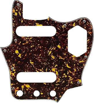 Electric Guitar Pickguard For Fender Japan Reissued Jaguar Style 4 Ply Brown Tortoise