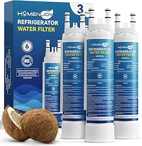 FPPWFU01 Water Filter Replacement For Frigidaire PurePour FPPWFU01 PWF-1, Electrolux EPPWFU01 Water Filter (3 Pack)
