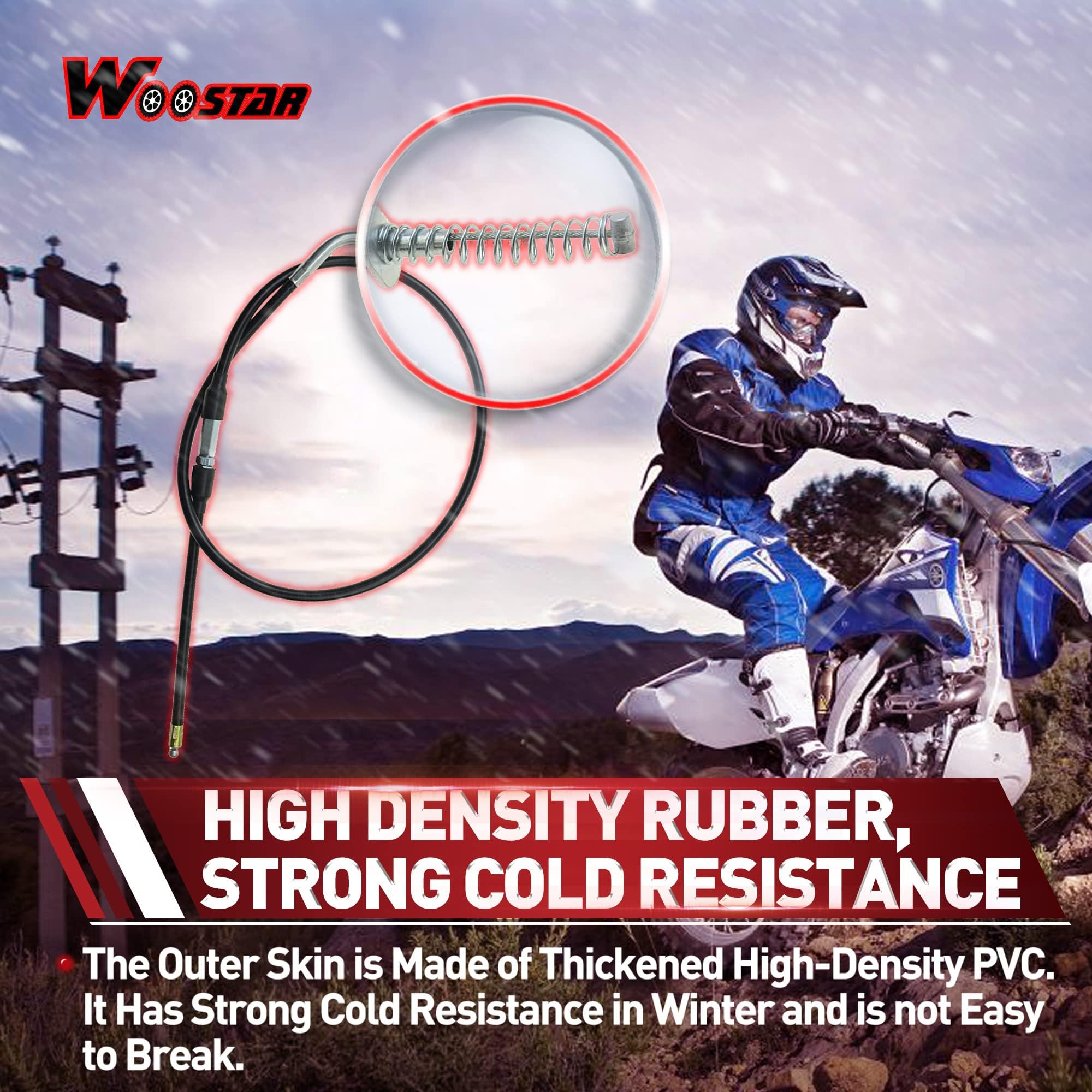 WOOSTAR 39,76" Davanti Cavo del Freno con Regolatore Sostituzione per 50cc 70cc 90cc 110cc 125cc ATV 4 Ruote Quad Scooter ATV